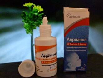Адрианол - капли в нос для детей: инструкция по применению средства