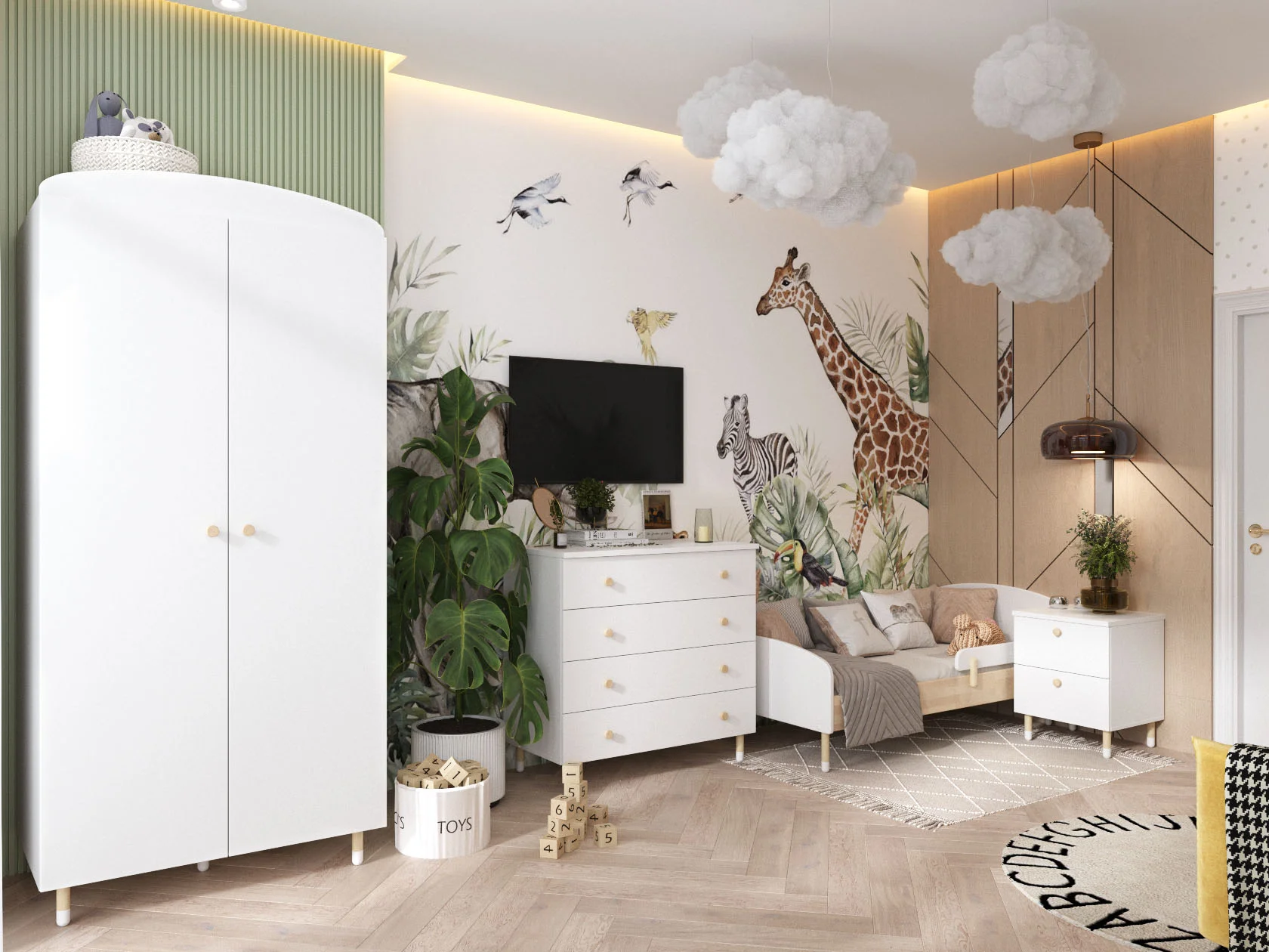 Белая мебель в детскую: уют или вызов