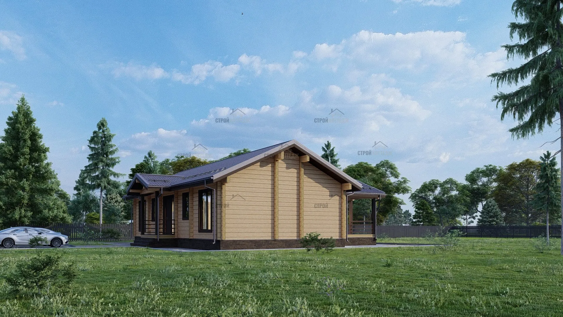 Преимущества домов из клееного бруса