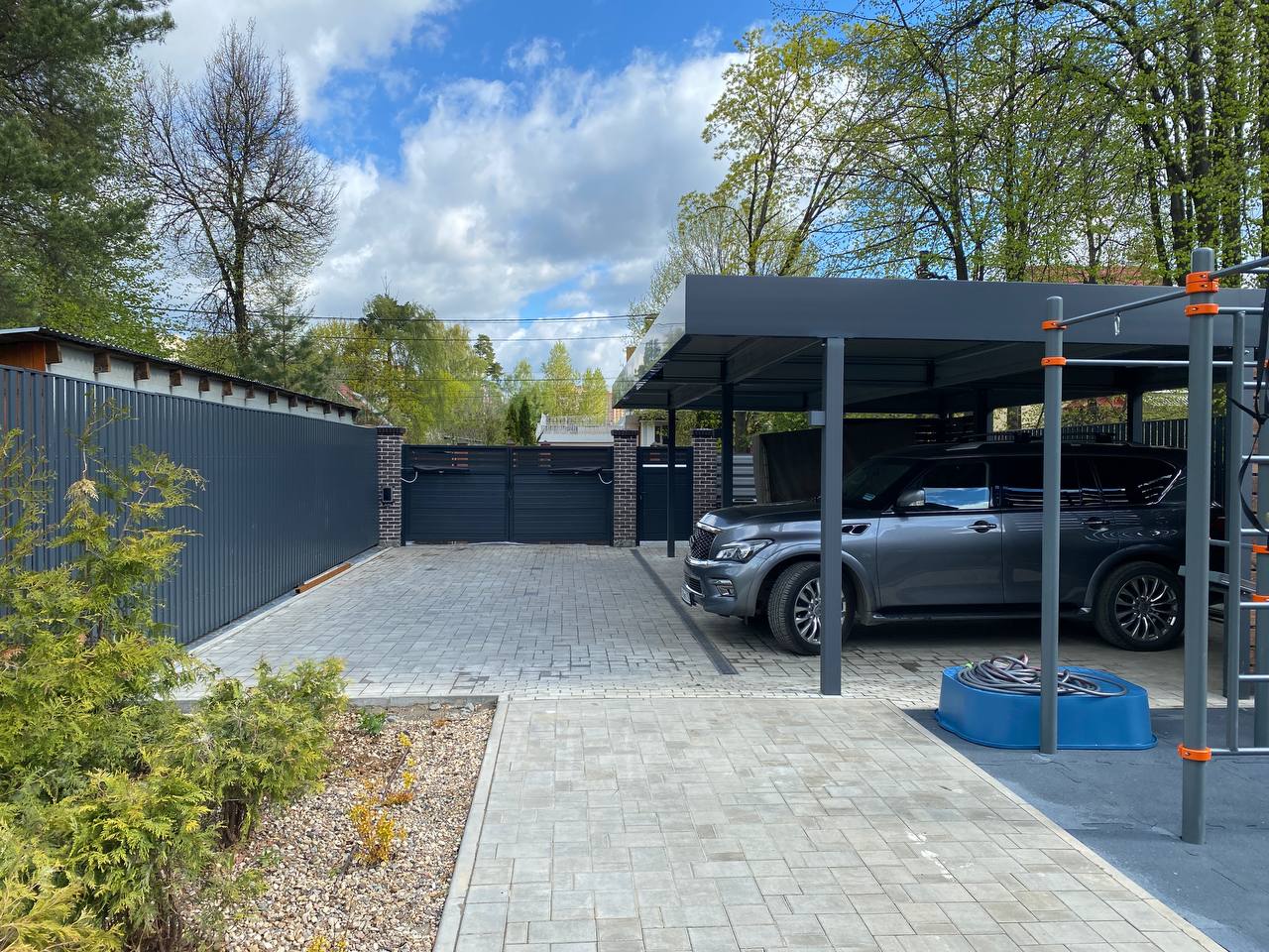 Навесы для авто: защита и эстетика вашего участка