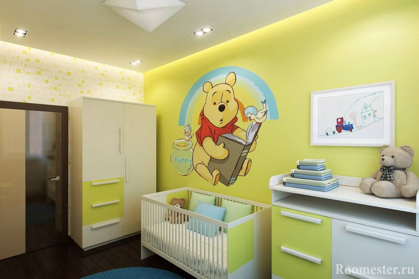 Комната для новорожденного: дизайн детской для девочки и мальчика, фото интерьера