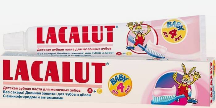 Детская зубная паста от 0 до 3 лет: ROCS, Splat, Lacalut (без фтора, список)