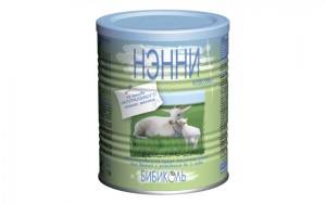 Смесь Нэнни на козьем молоке: состав детского питания (1, 2 и 3), фото