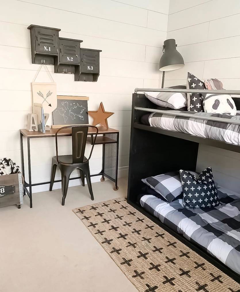 Детская комната в стиле лофт для мальчика-подростка или девочки: фото интерьера