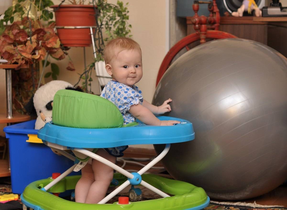 Прыгунки для детей от 6 месяцев, с раннего возраста: за и против (Комаровский)