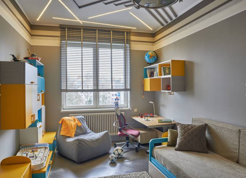 Цвет стен в детской: сочетание оттенков в интерьере комнаты для девочки или мальчика, фото примеров