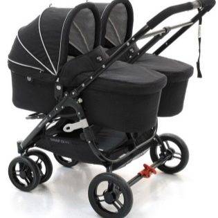 Коляски для двойни: рейтинг лучших - трость, универсальные модели