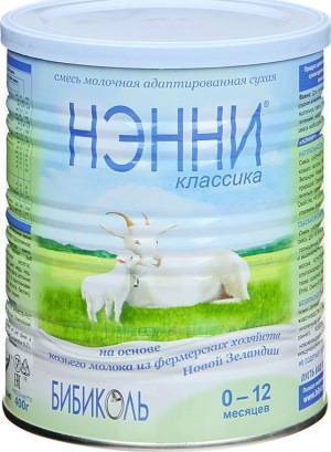 Смесь Нэнни на козьем молоке: состав детского питания (1, 2 и 3), фото