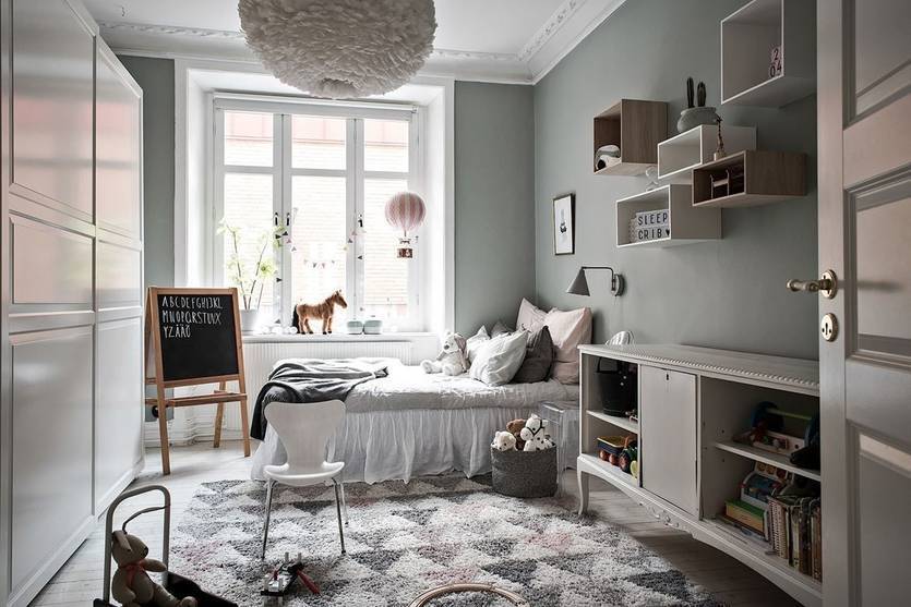 Оформление детской комнаты для девочки или мальчика в скандинавском стиле