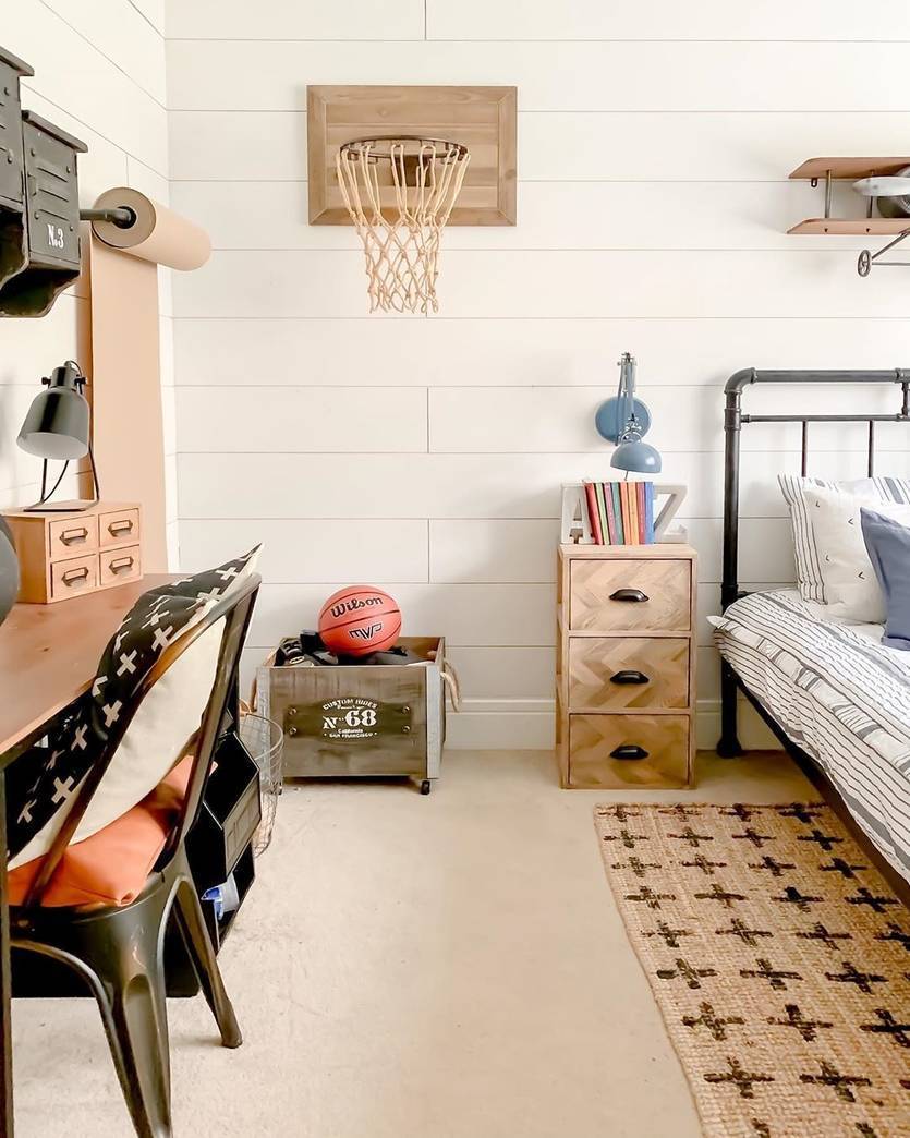 Детская комната в стиле лофт для мальчика-подростка или девочки: фото интерьера