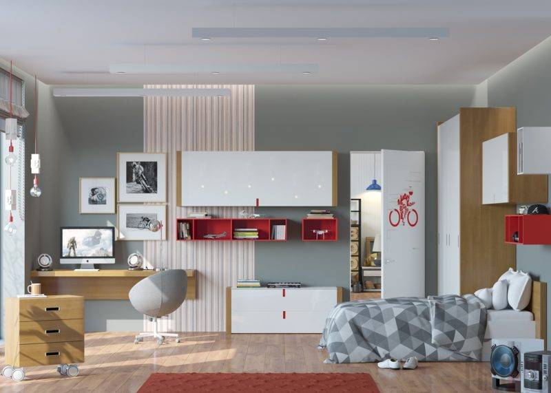 Дизайн детской комнаты: планировки, обустройство интерьера с фото в современном стиле