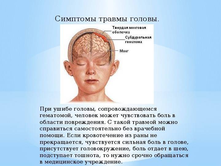 Ребенок упал и сильно ударился головой об пол, угол или кровать: что делать