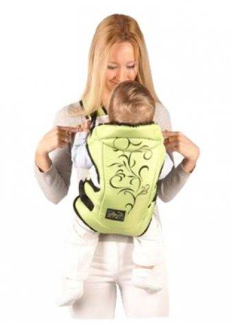 Кенгуру для новорожденных от 0 до 6 месяцев: фото сумки-рюкзака, как одевать?