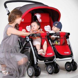 Коляски для двойни: рейтинг лучших - трость, универсальные модели