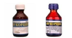 Фукорцин для детей: инструкция по применению при стрептодермии, ветрянке, опрелостях