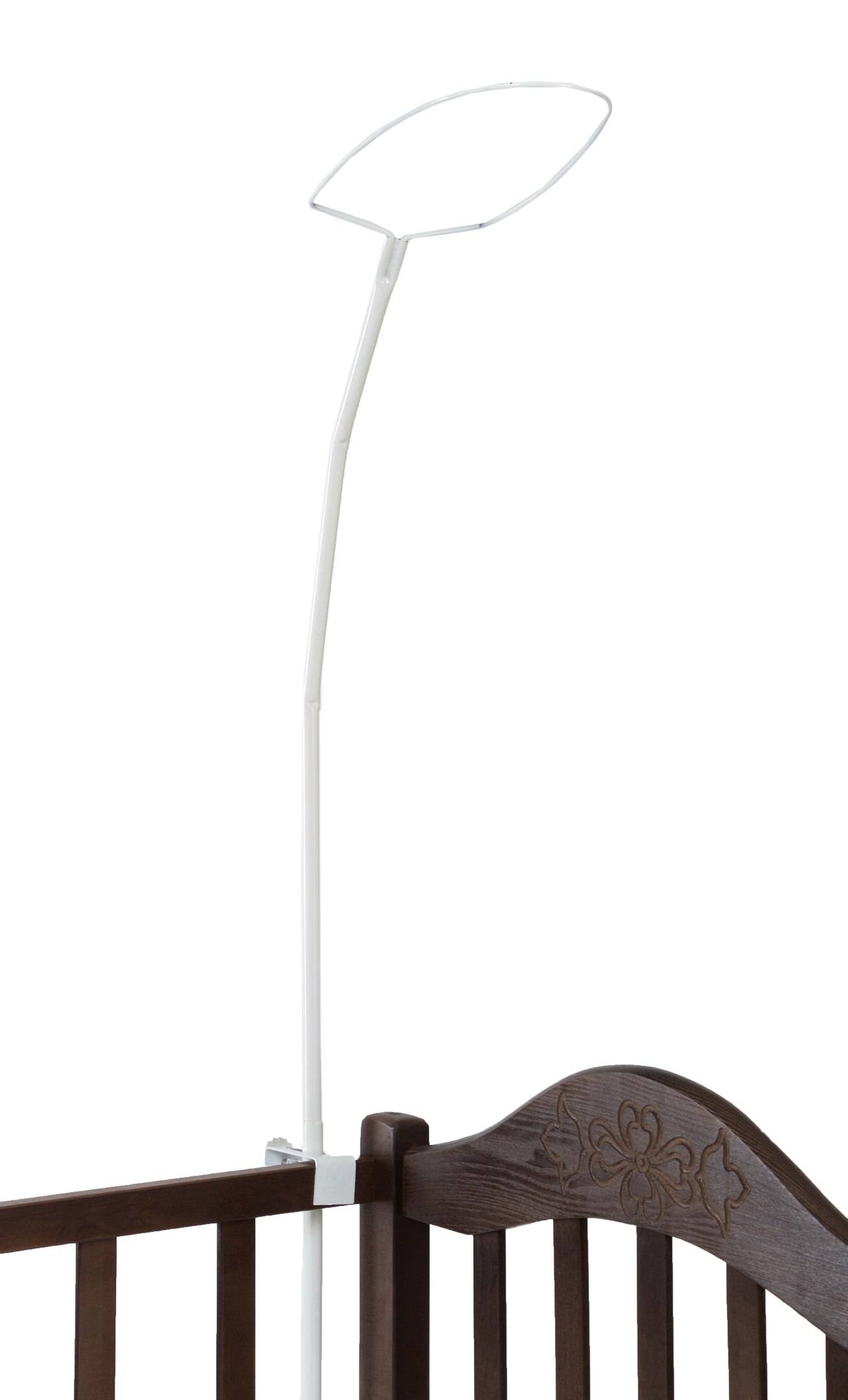 Крепление для балдахина на детскую кроватку - как повесить, одеть: видео